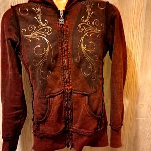 Sinful zip up hoodie